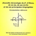 Cahier n°10 : Nouvelle chronologie du Père d'Alzon