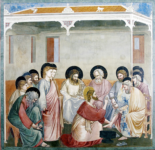 Jeudi Saint : Jésus lave les pieds de ses disciples