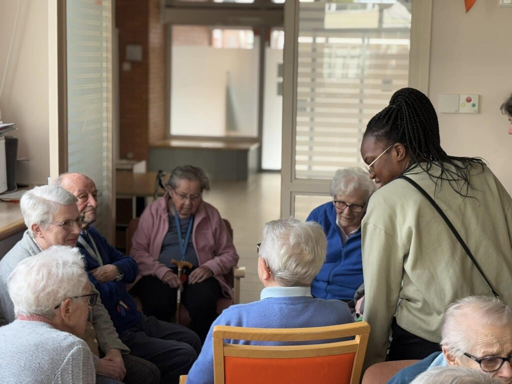 Rencontre avec les résidents de l’EHPAD chez les Petites Soeurs de l’Assomption