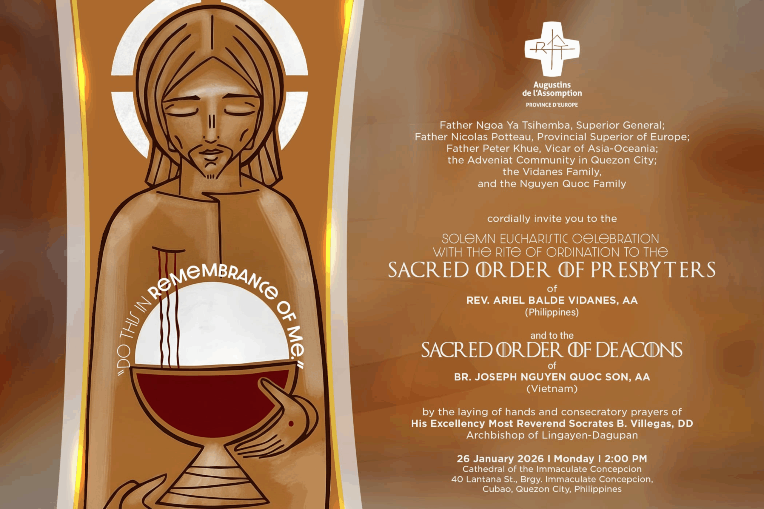 Les ordinations aux Philippines