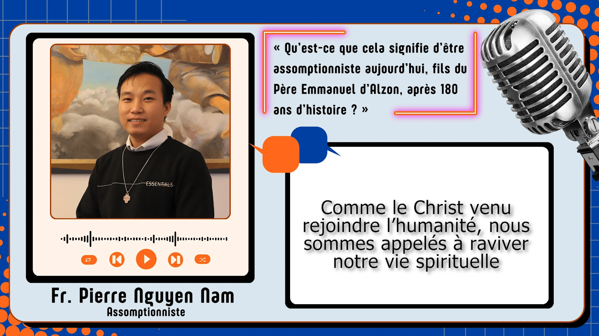 La Minute d’Avent #11 avec le frère Pierre Nguyen Van Nam (communauté de Bruxelles-Woluwe)