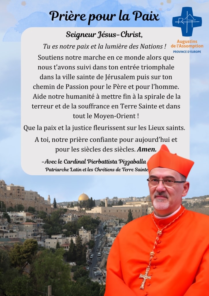 Un appel à la prière pour la paix